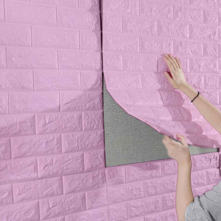 Pack de 10 Panneaux Muraux Adhésifs Anti-Humidité 3D