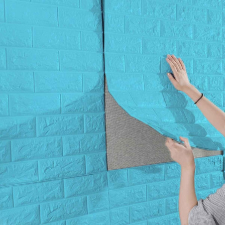 Pack de 10 Panneaux Muraux Adhésifs Anti-Humidité 3D