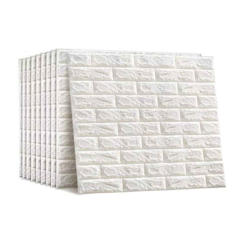 Pack de 10 Panneaux Muraux Adhésifs Anti-Humidité 3D